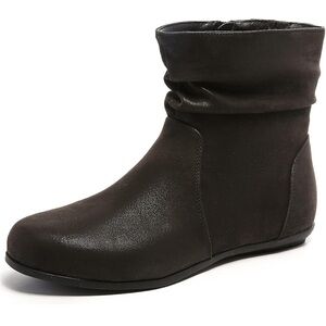 Luoika Wide Width Ankle Booties Flat Heel Classic 10.5W / 560